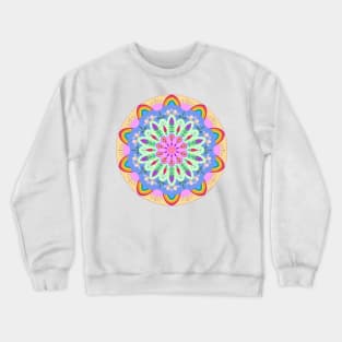 Spring Garden Mandala Crewneck Sweatshirt